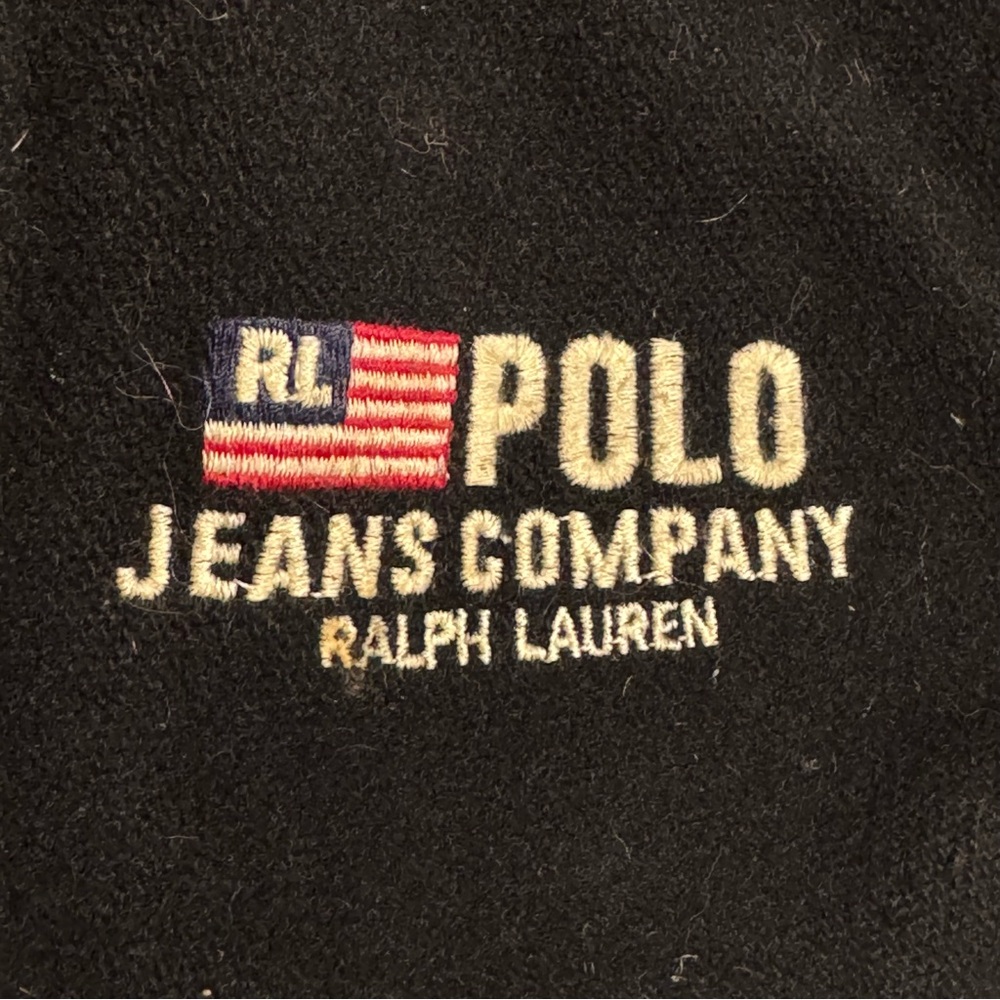 1990’s Polo Jeans Company Ralph Lauren Black Wool Peacoat Women’s - Small - Picture 3 of 8